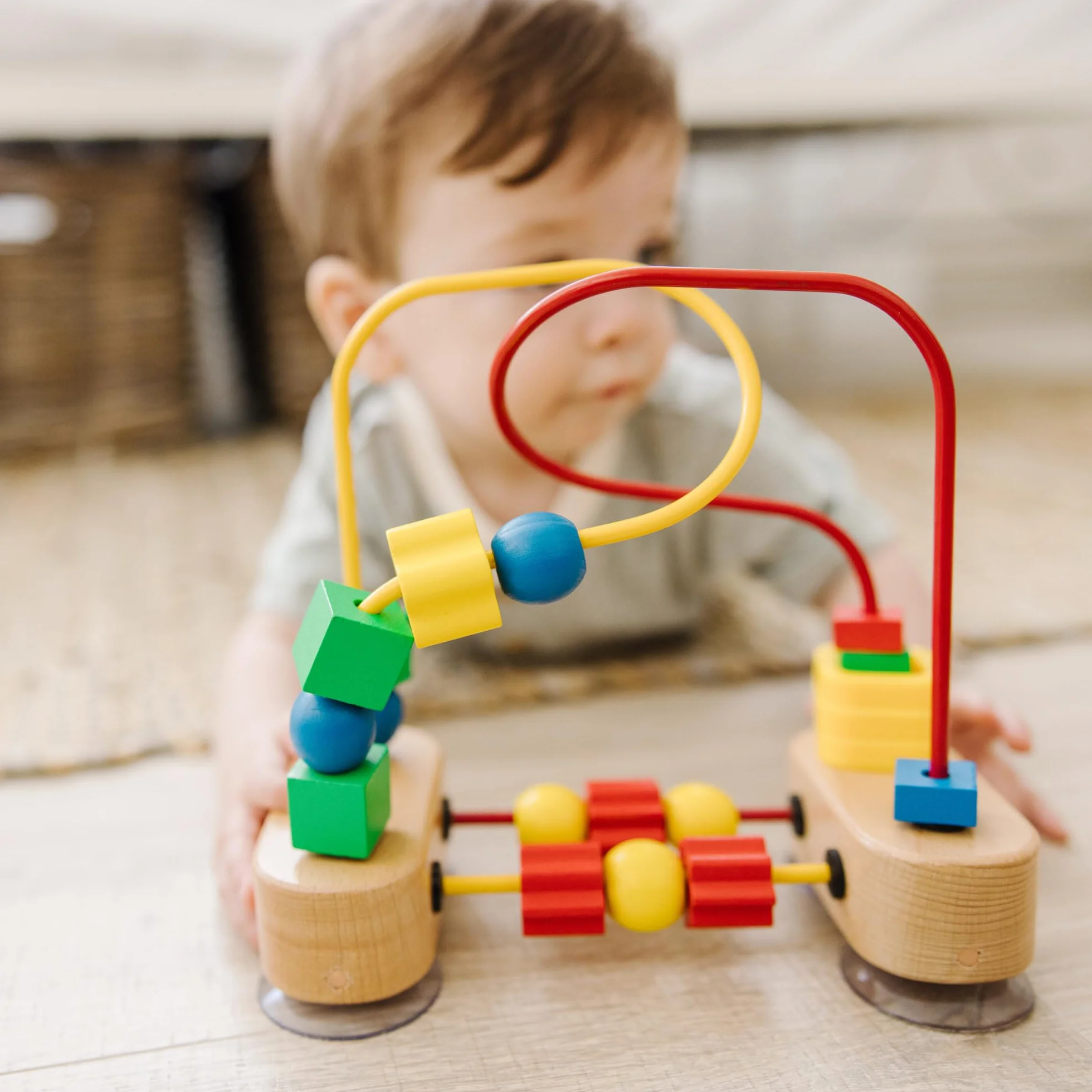 Melissa & Doug Mon Premier Labyrinthe À Perles Jouet Montessori 1 an en Bois Cadeau Enfant
