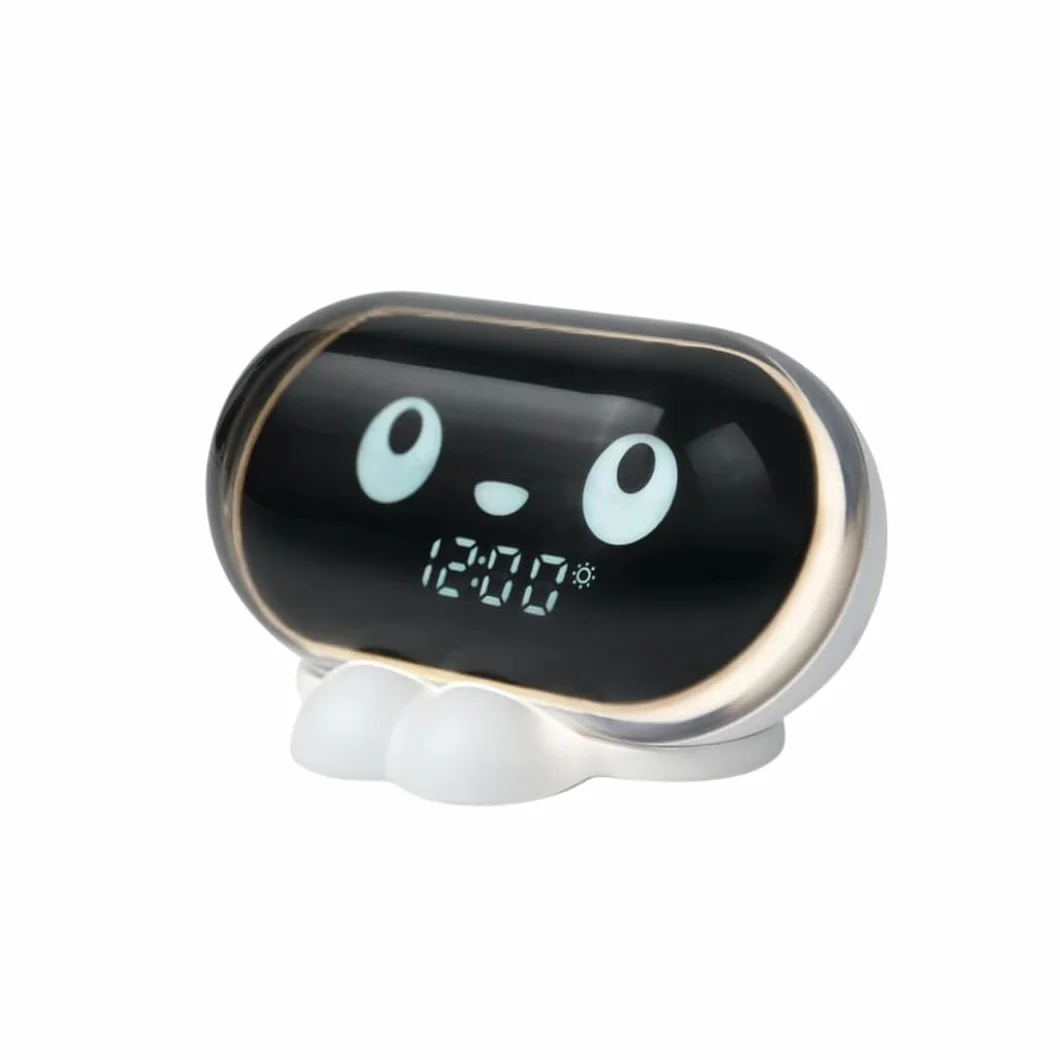 Muse M-16 Radio-réveil LED 0,5" avec dimmer, expression faciale, réveil progressif