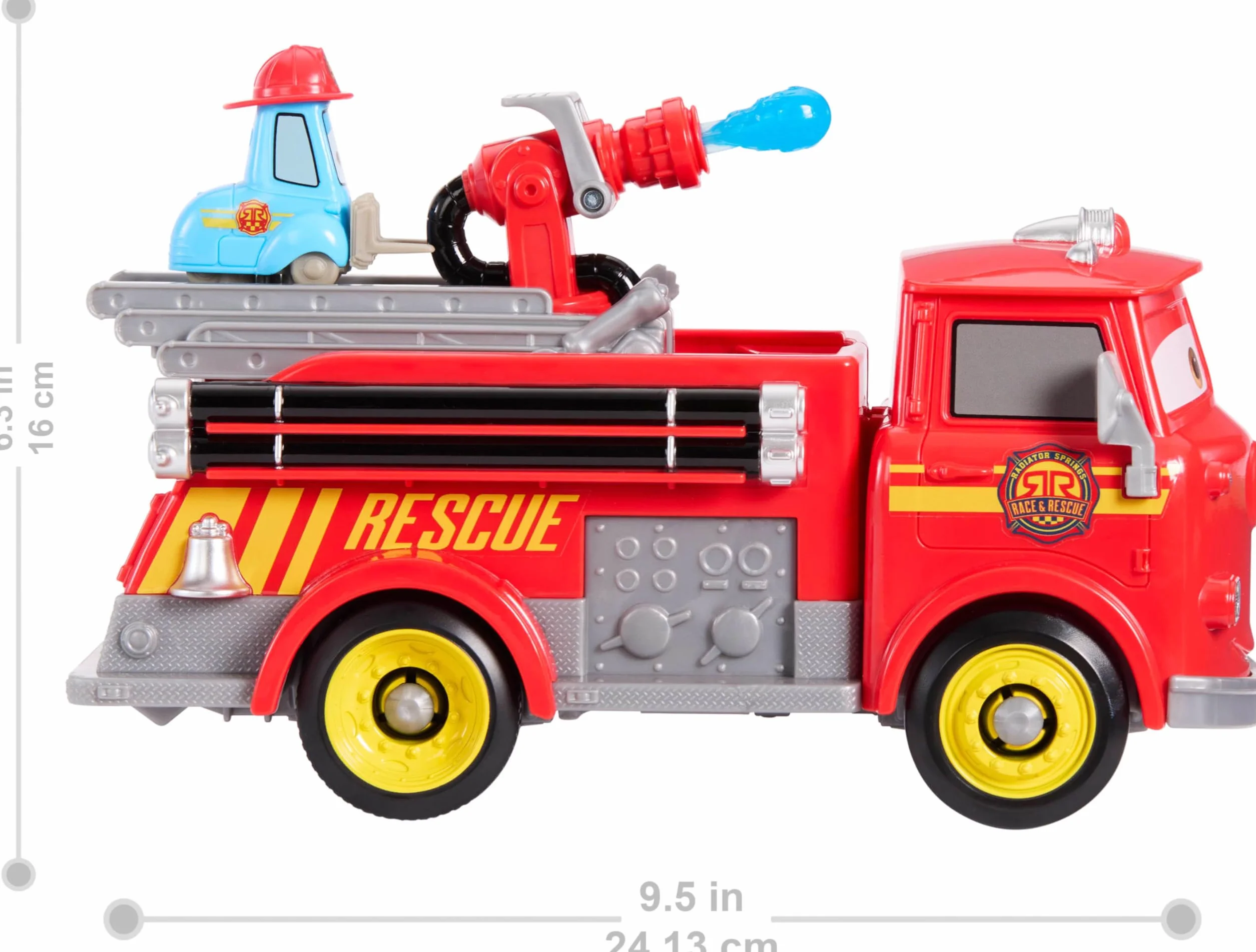 Mattel Cars Camion de Pompier Red & Guido Course Radiator Springs JFL54