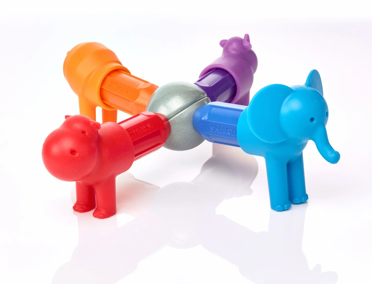 Smartmax Animaux My First Safari Animals Jeux Educatif 1-5 Ans Jeux De Construction Magnetique