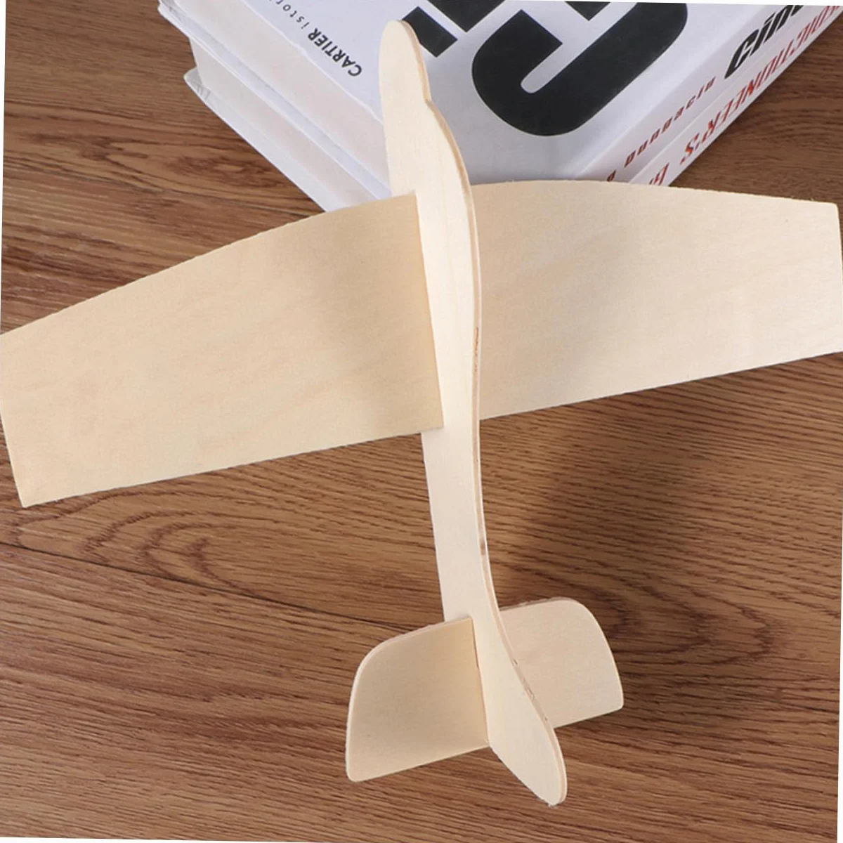 Kit de 15 Avions en Bois Brut à Assembler DIY Artisanat du Bois Surface Lisse