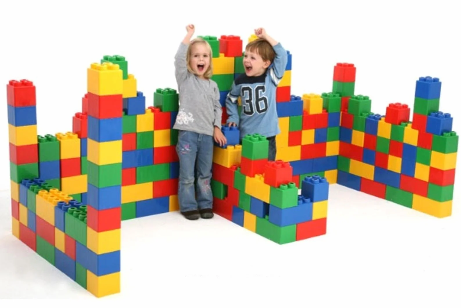 Wader Maxi blocs de construction XXL 36 pièces