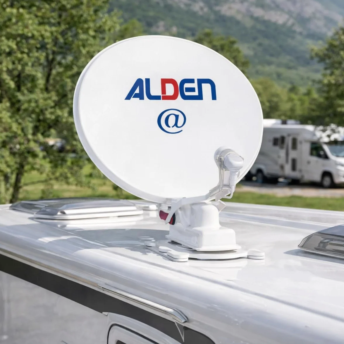 ALDEN Onelight Parabole Automatique 65cm + Récepteur Satellite SATMATIC HD TNTSAT