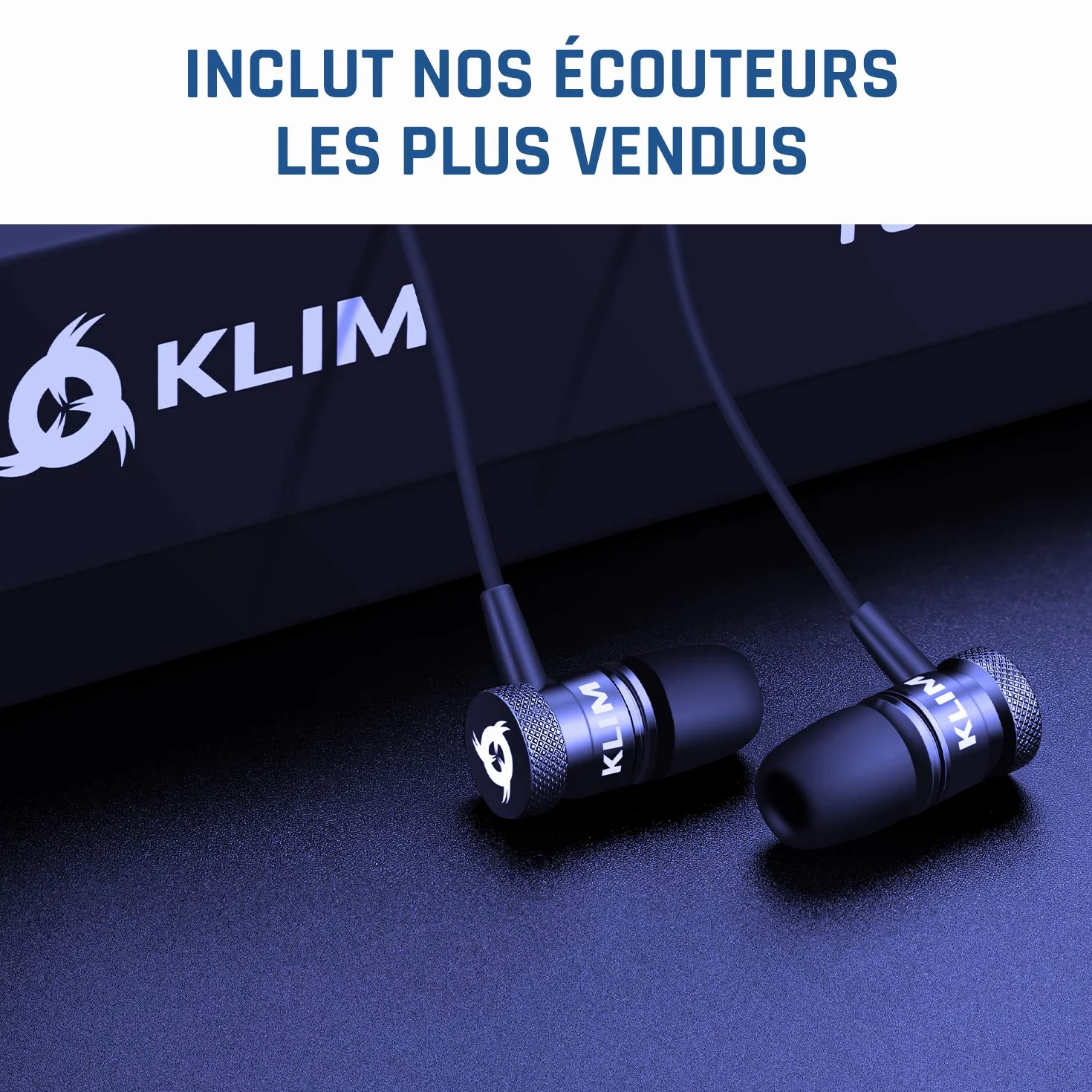 KLIM Discman Lecteur CD Portable avec Batterie Intégrée Écouteurs Fusion Mini Walkman CD Baladeur Compact Compatible CD-R CD-RW MP3 Noir