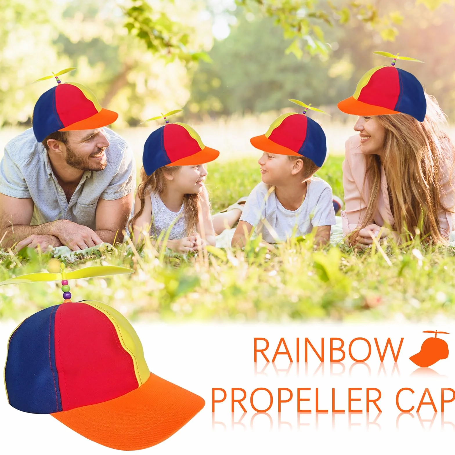 Casquette Baseball Hélice Réglable Adultes Enfant Carnaval