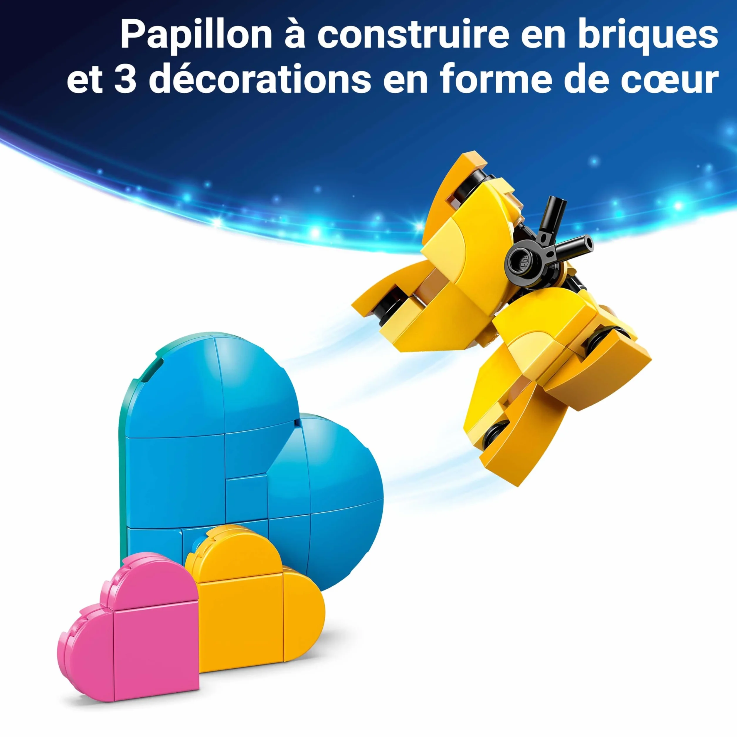 LEGO Disney Angel Jouet de Construction Lilo & Stitch 43257 Figurine en Briques avec 3 Ballons en Cœur & Papillon Décoration Intérieure Cadeau 9 Ans