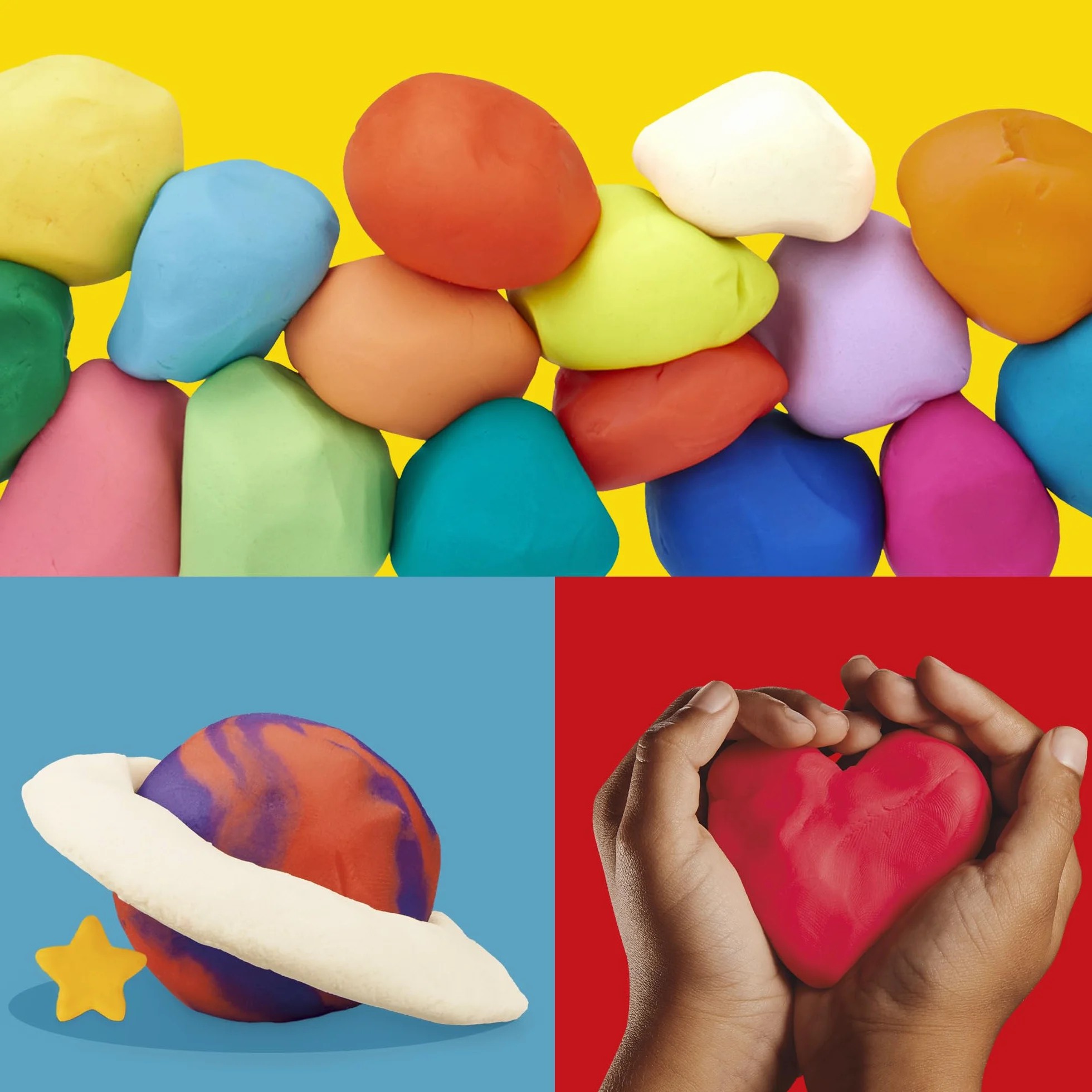 Play-Doh Pack de 18 Pots Pâte à modeler Imagination Activité manuelle Dès 3 ans