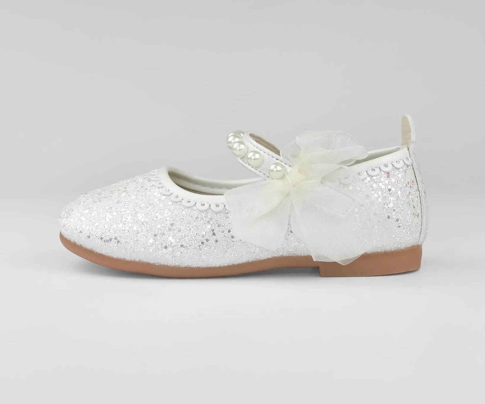 Chaussures de Princesse Paillettes pour Filles Scintillantes