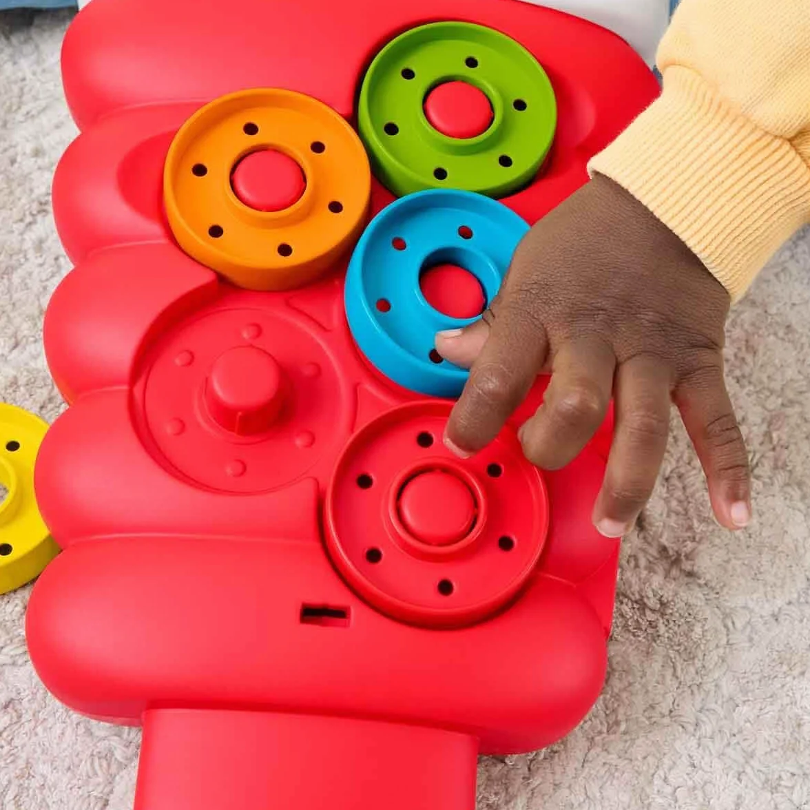 Fisher-Price Empile-Tout Rigolo Jouet d’éveil avec jetons à insérer, 9 Mois, JLB81