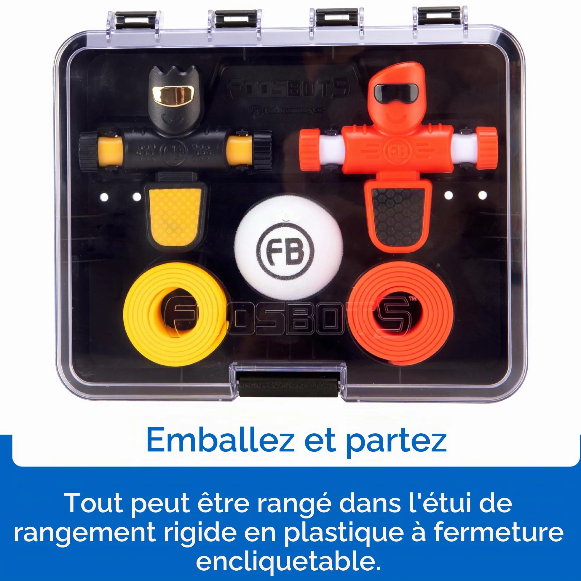 Fat Brain Toys Foosbots Coffret de 2 - Jeu de Table Football pour Enfants 6 Ans+
