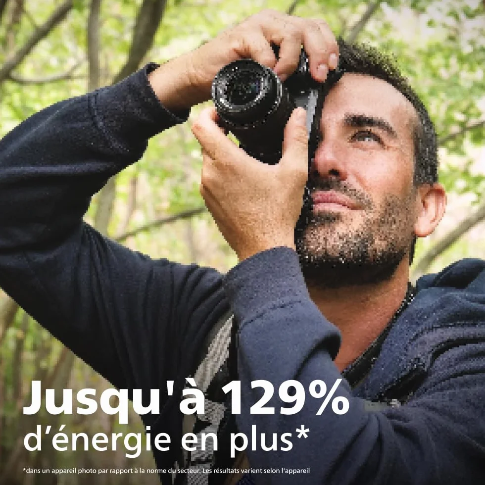 Philips Piles Alcalines D Ultra LR20 Haute Capacité Lot de 20