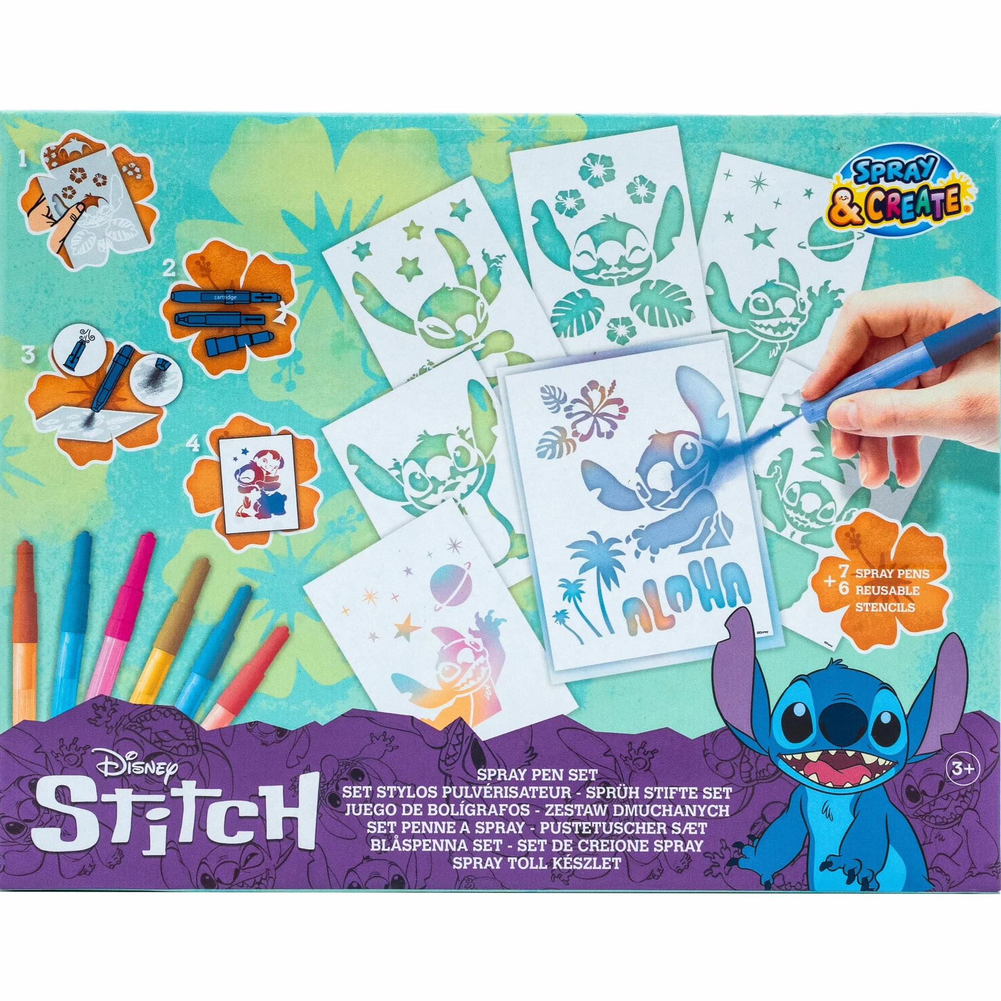 Disney Stitch Lot de stylos