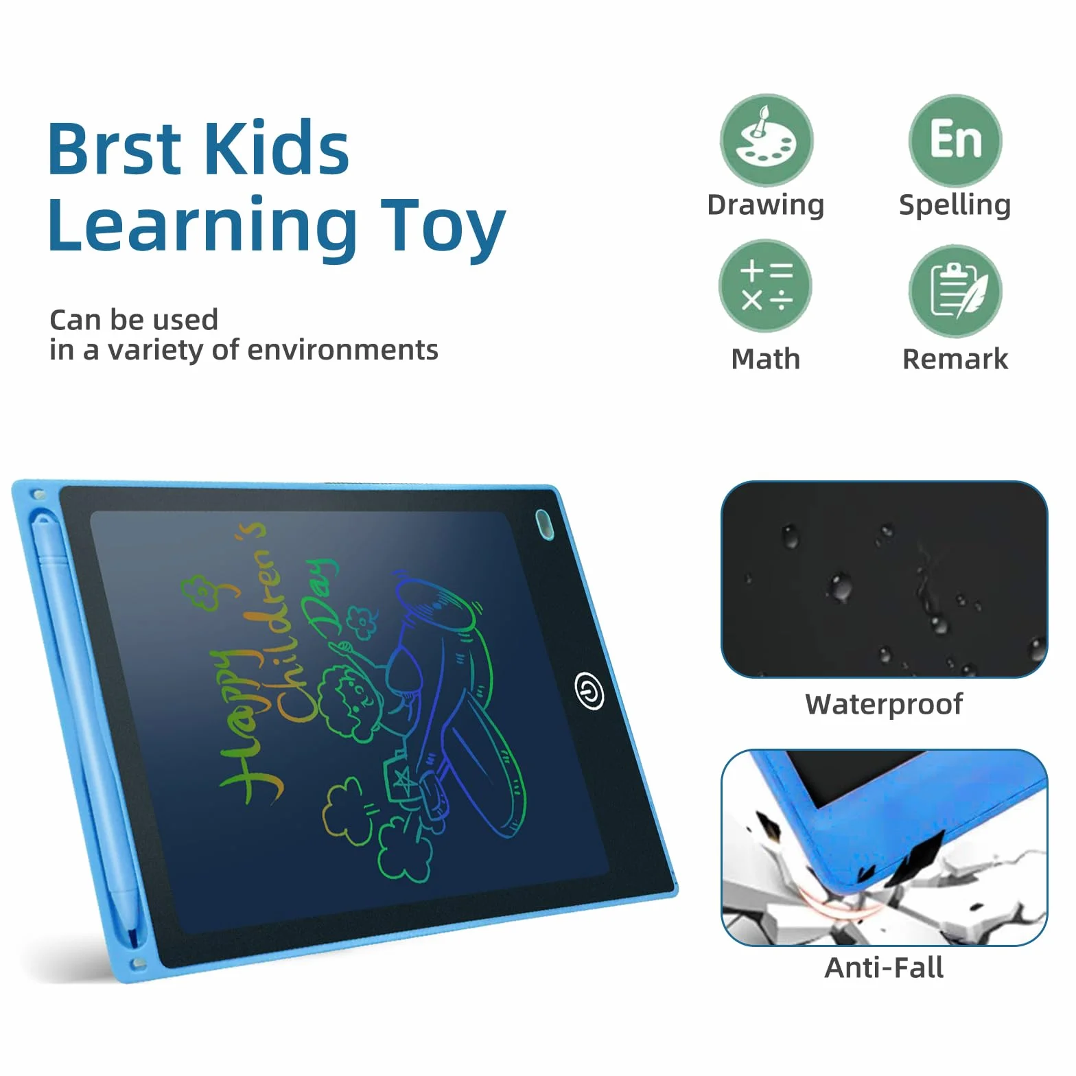 Tablette Dessin Enfant 8.5 Pouces Ardoise Magique Lcd Pour Enfants