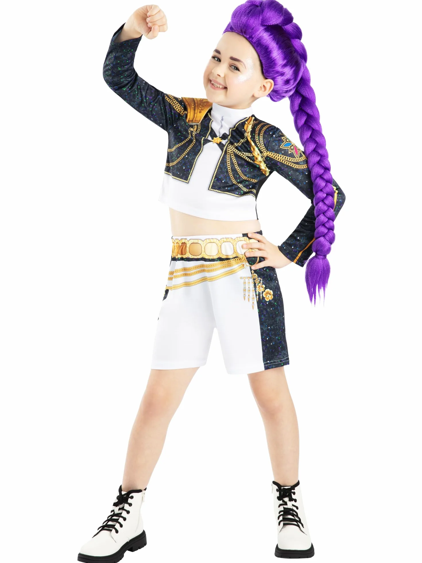 Rubies Official Netflix K-Pop Demon Hunters Rumi Golden Classic Child Costume