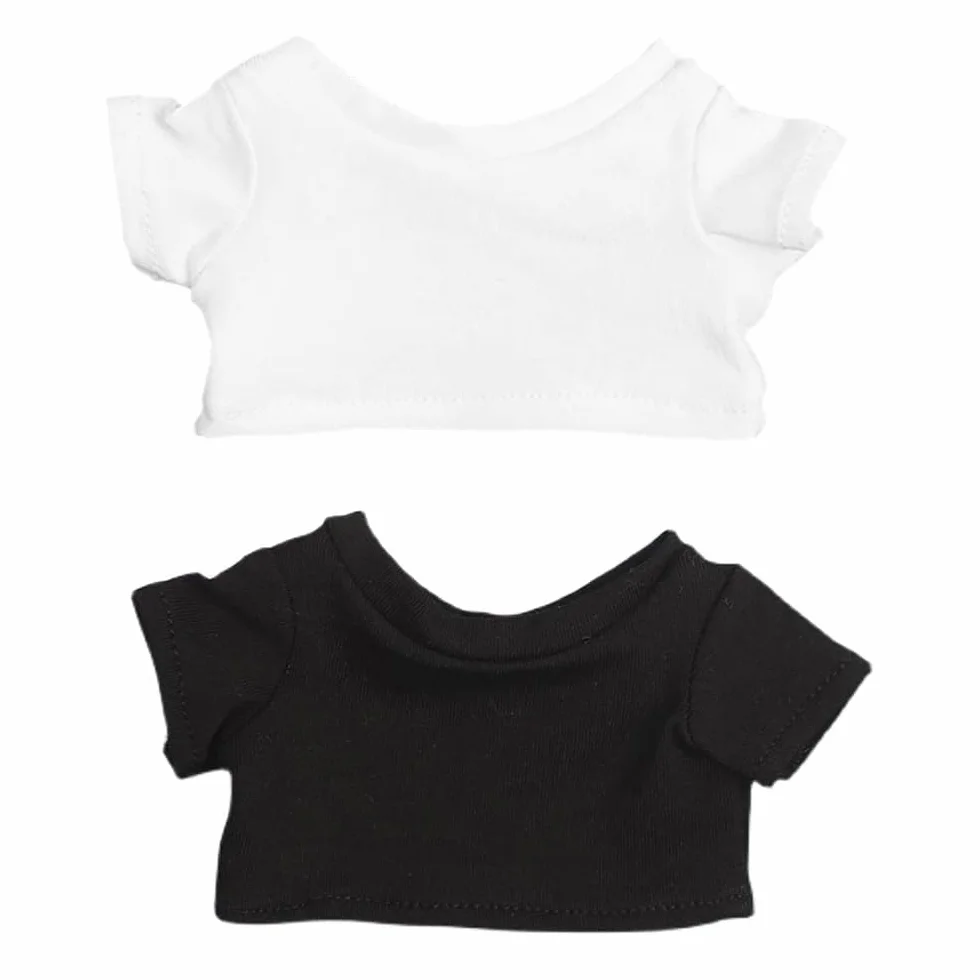 Vêtements de poupée en peluche 10-20 cm t-shirt multicolore chemises déguisement