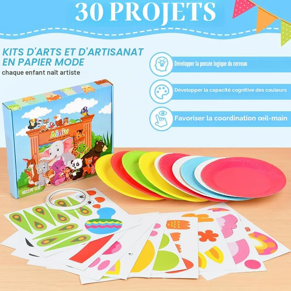 Kit DIY Activité Manuelle Enfant 3-10 Ans, Jeux Créatifs Fille Garçon, Cadeau Halloween Noël