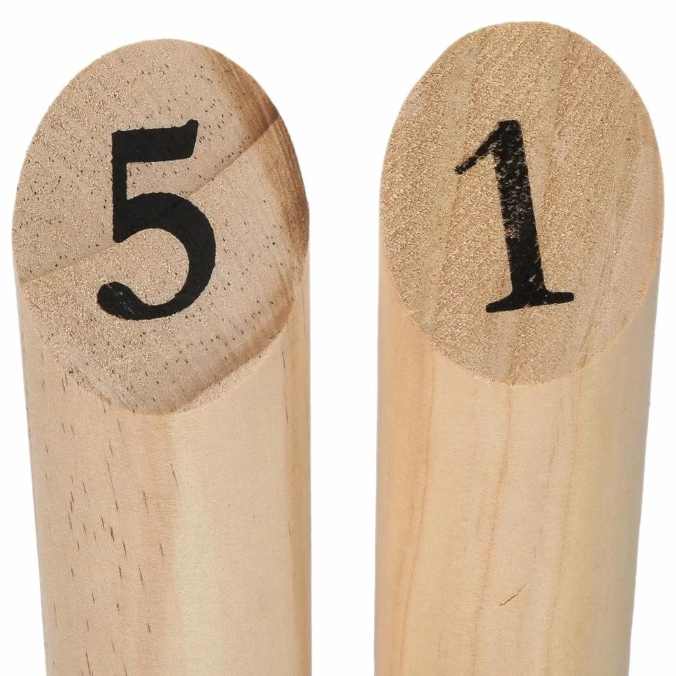 Jeu de quilles en bois Beige