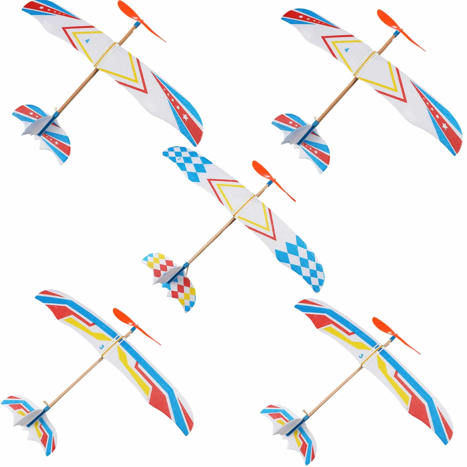HEMOTON Avion DIY Planeur Mousse Éducatif 5 Pièces