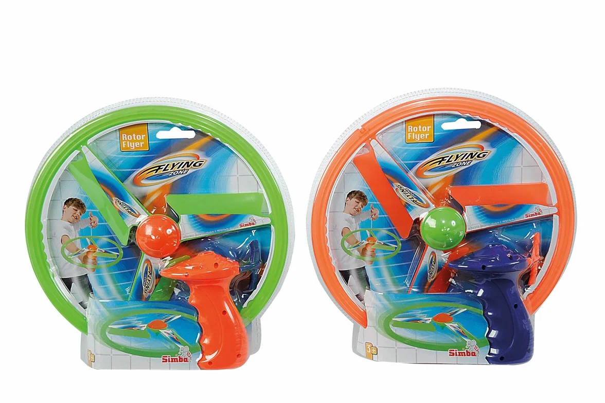 Simba Jeu de vol Rotor Flyer 27 cm, 2 Couleurs Assorties, à partir de 3 Ans