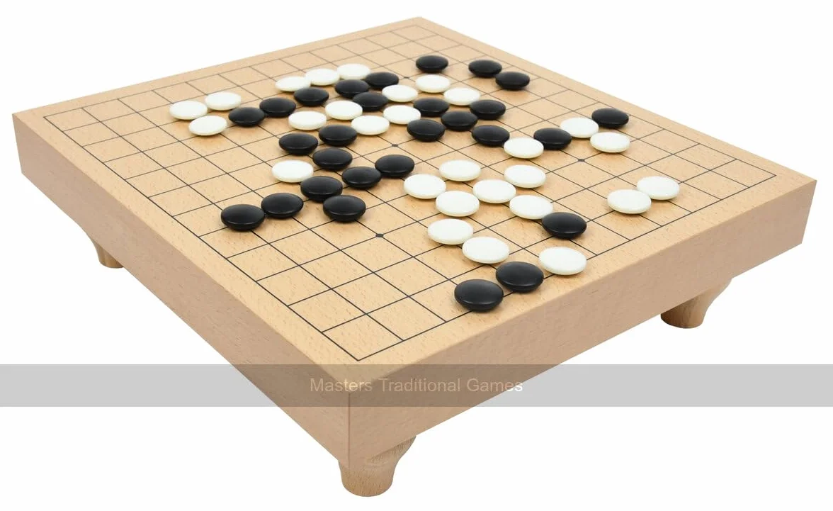 13 x 13 Go Board with Legs (36mm Thick, Beech Veneer, no Stones)