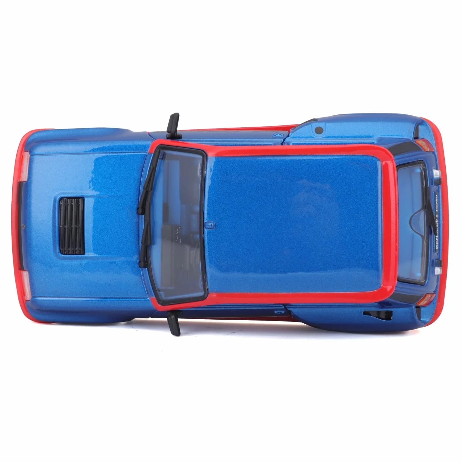 Bburago Renault 5 Turbo 1:24 Miniature Portes Ouvrables Bleu Rouge