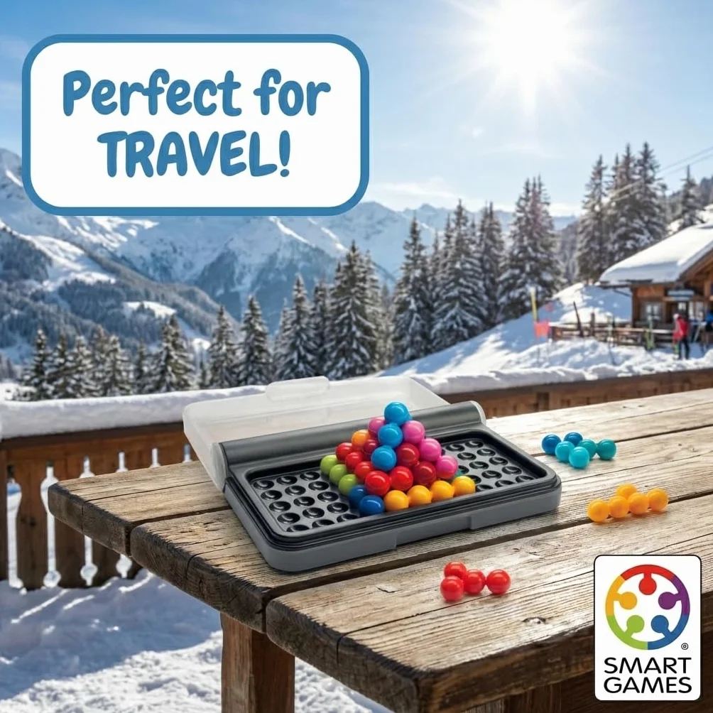SmartGames IQ Puzzler Pro Jeu Casse Tête 120 Défis 2D 3D 3 Modes de Jeu