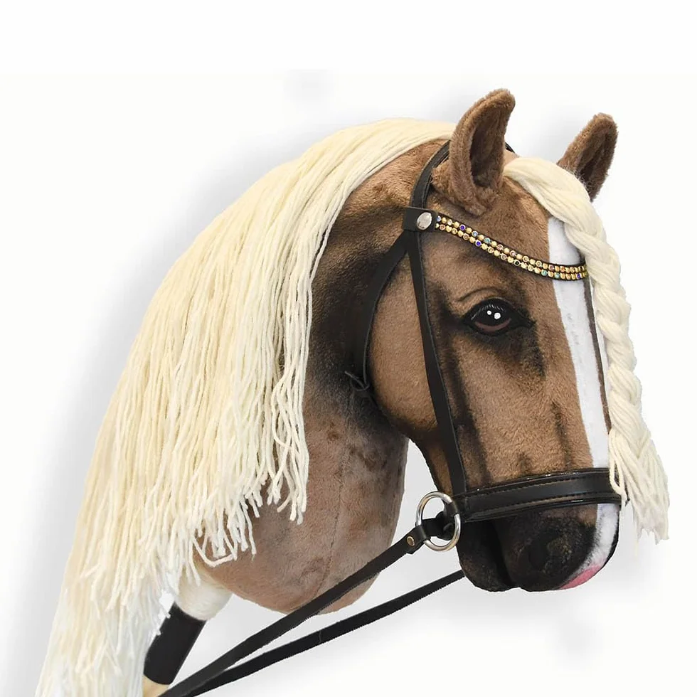 Horse Filet Bridon Strass Noir Taille A3