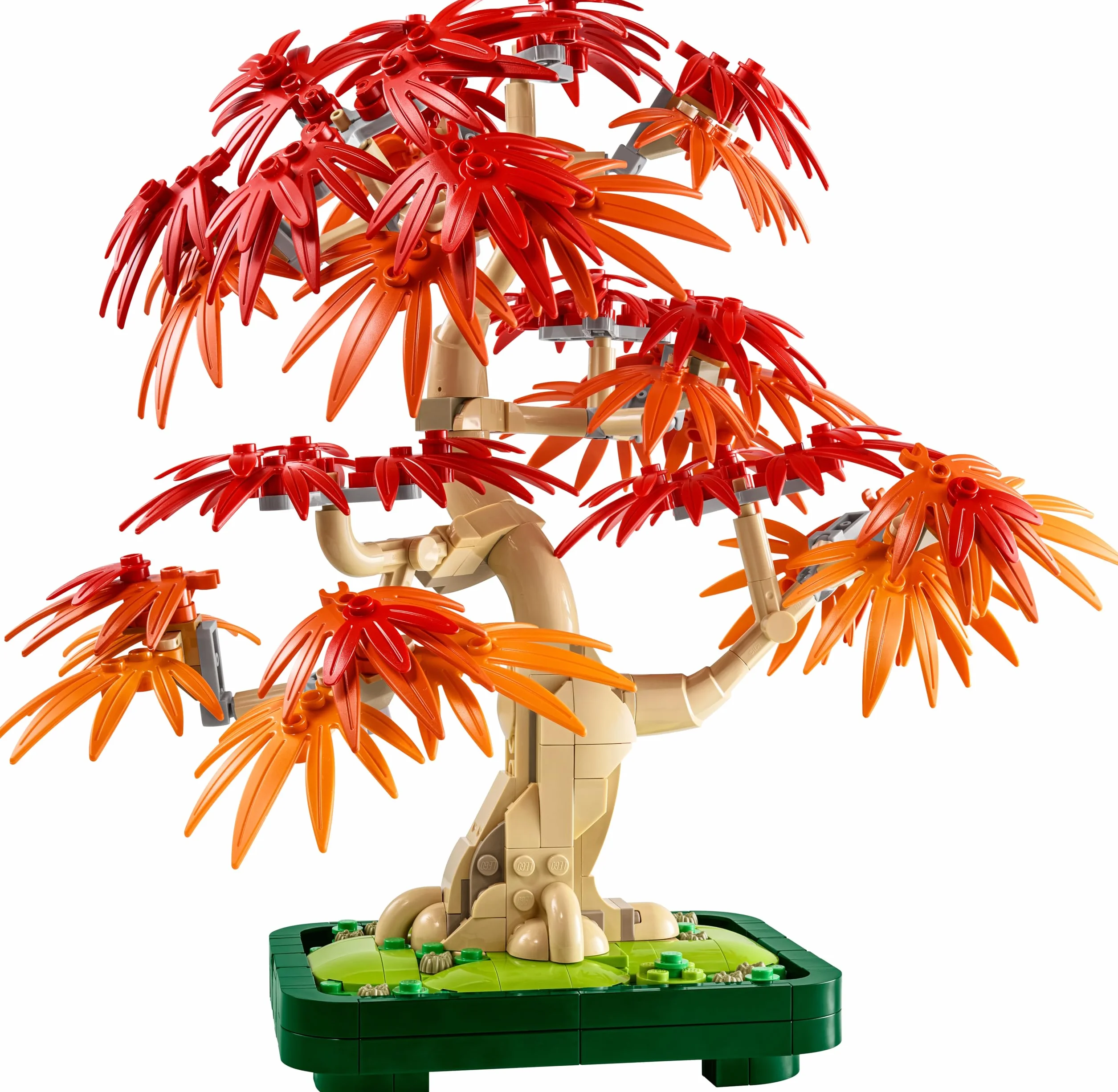 LEGO Botanicals Bonsaï d’Érable Rouge du Japon 10348 - Kit de Construction Adulte - Plante Artificielle avec Feuilles Rouges et Oranges - Pot Constructible