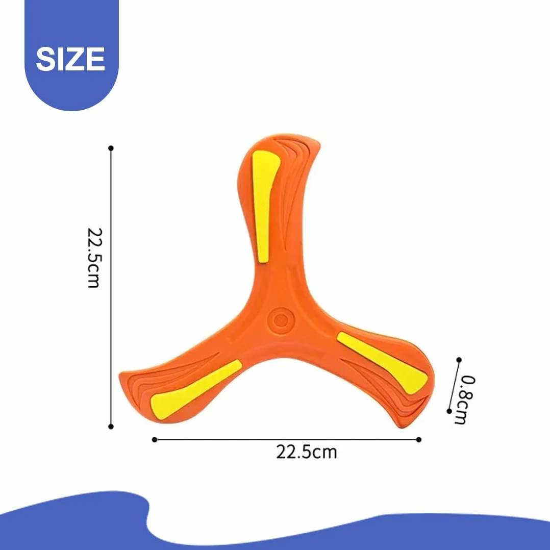 Boomerang Enfant EVA Souple 5 Pièces Jeux Extérieur Débutants