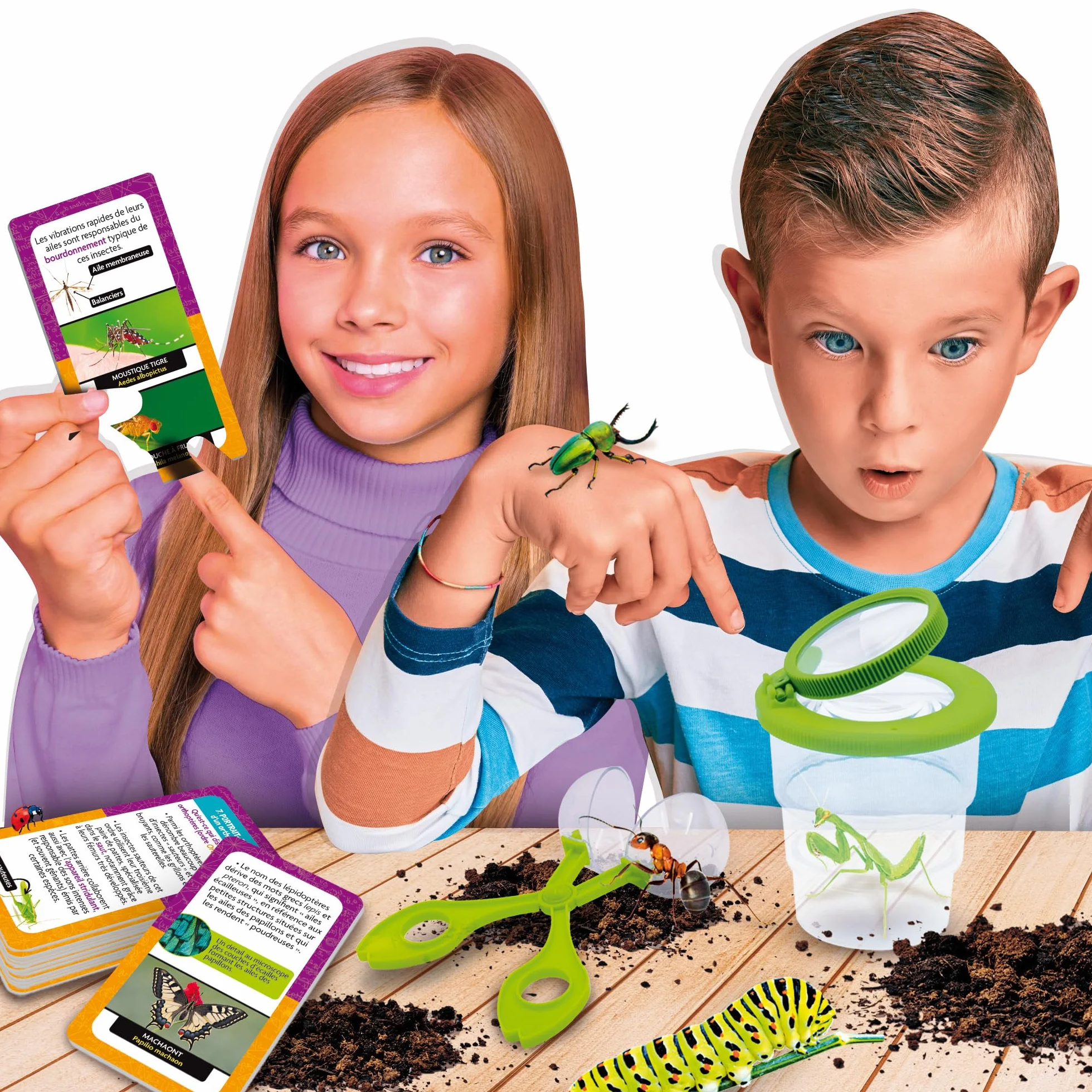 Lisciani I'm A Genius À la Découverte des Insectes Kit d'Observation pour Enfants dès 7 Ans
