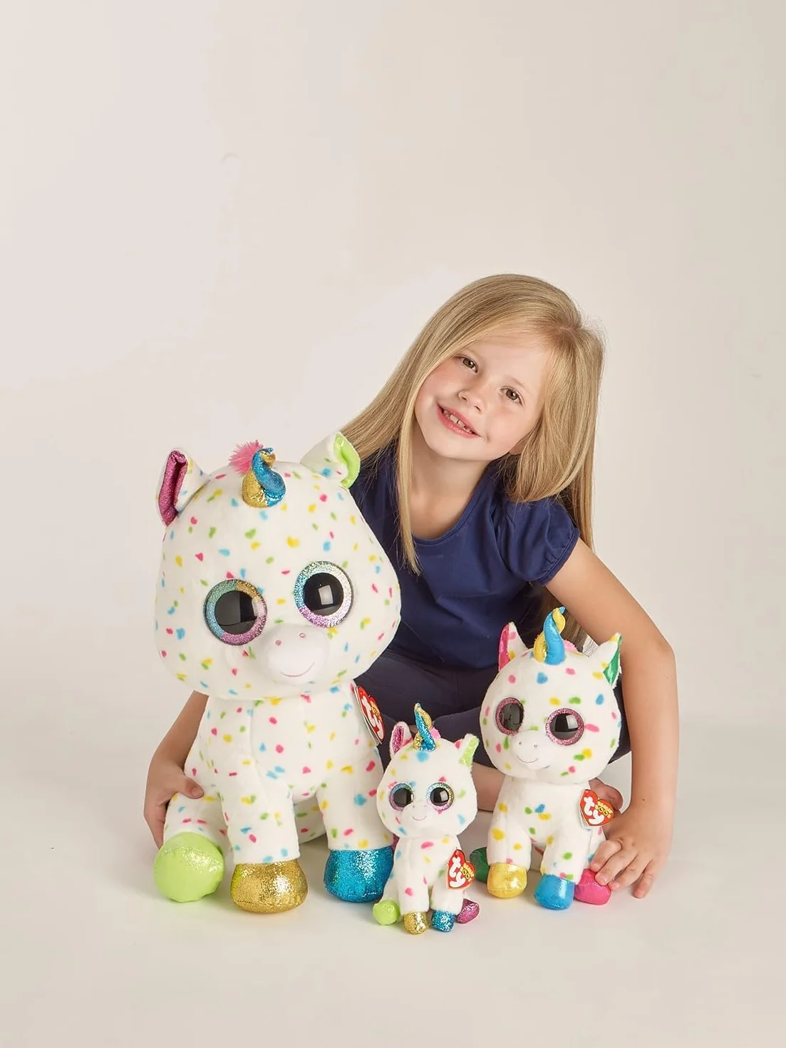 Peluche Harmonie la Licorne 15 cm Beanie Boo's