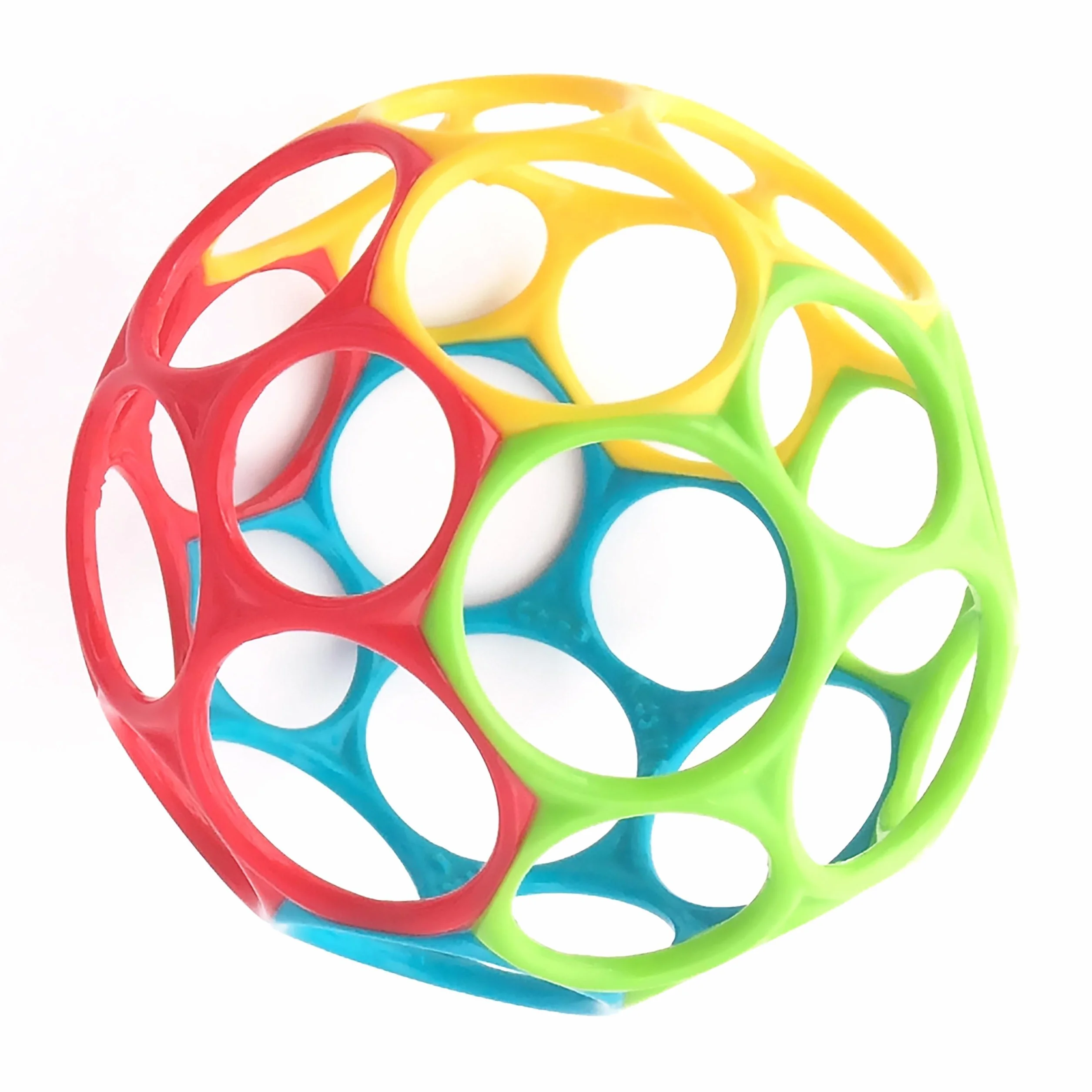 Bright Starts Oball Classic Balle Flexible Jouet d'activité sensorielle Multicolore