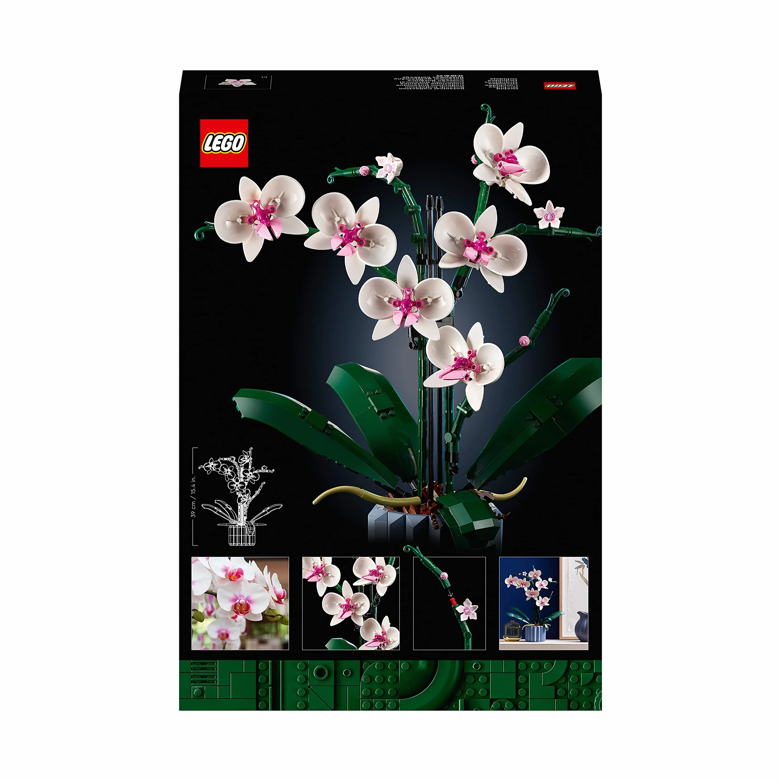 LEGO Botanicals L’Orchidée 10311 Plantes Artificielles d'Intérieur Décoration Maison Loisirs Créatifs Adulte