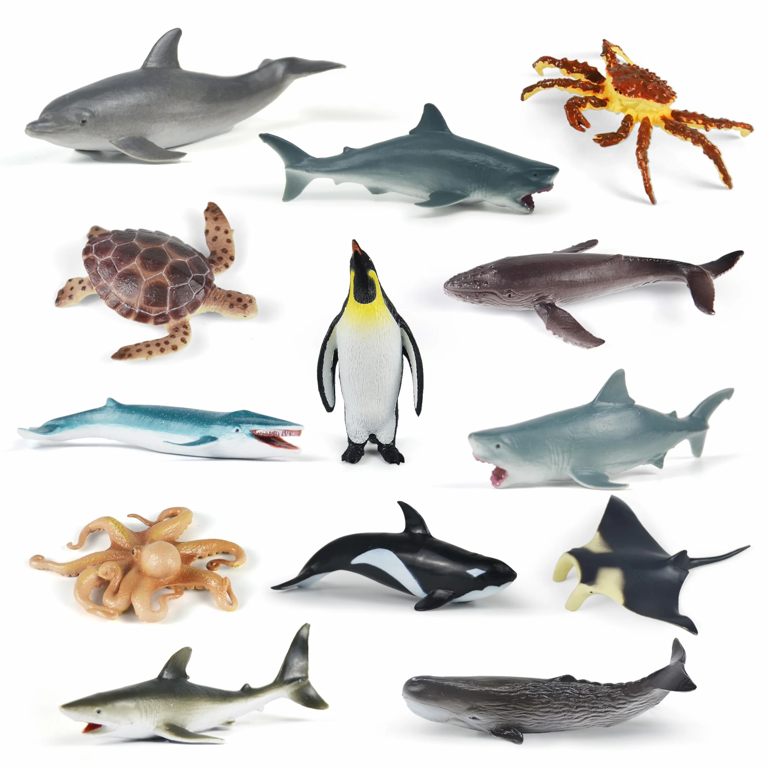 Figurines Animaux Marin Réalistes Jouets Mer Océan