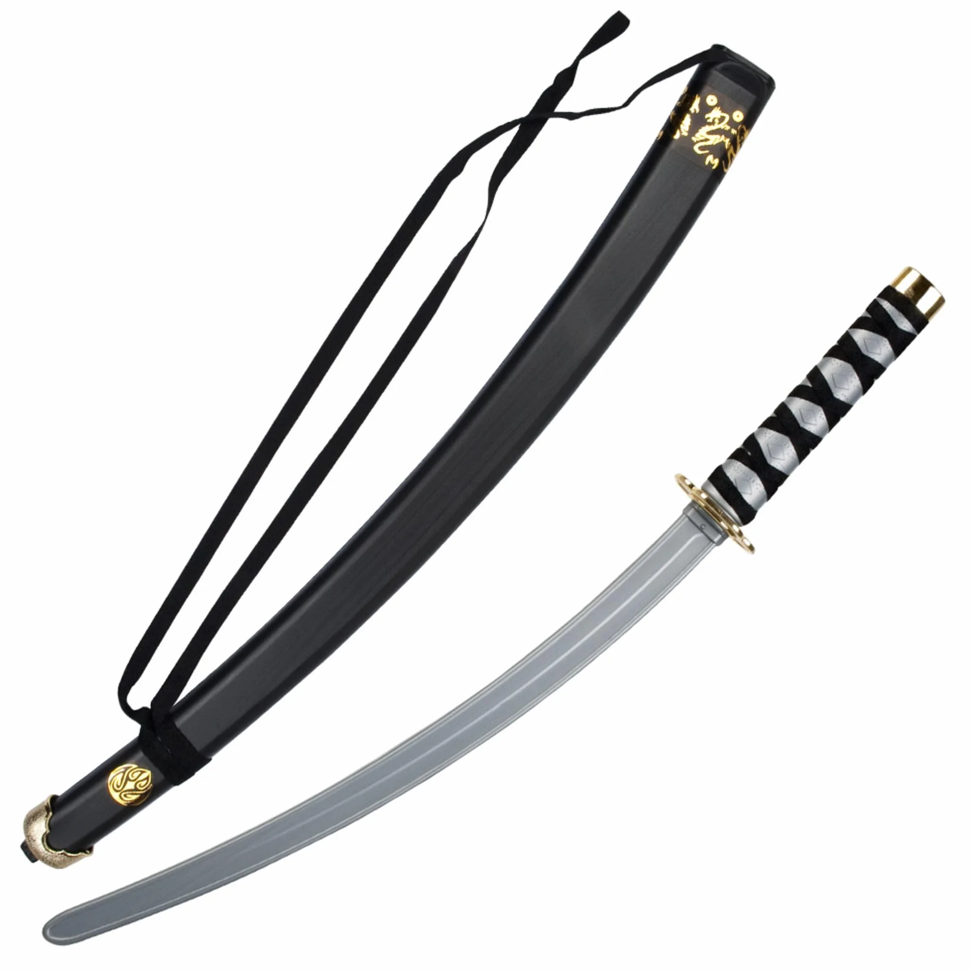 Boland Épée Ninja avec Fourreau 73 cm Plastique Samouraï Sabre Carnaval Halloween