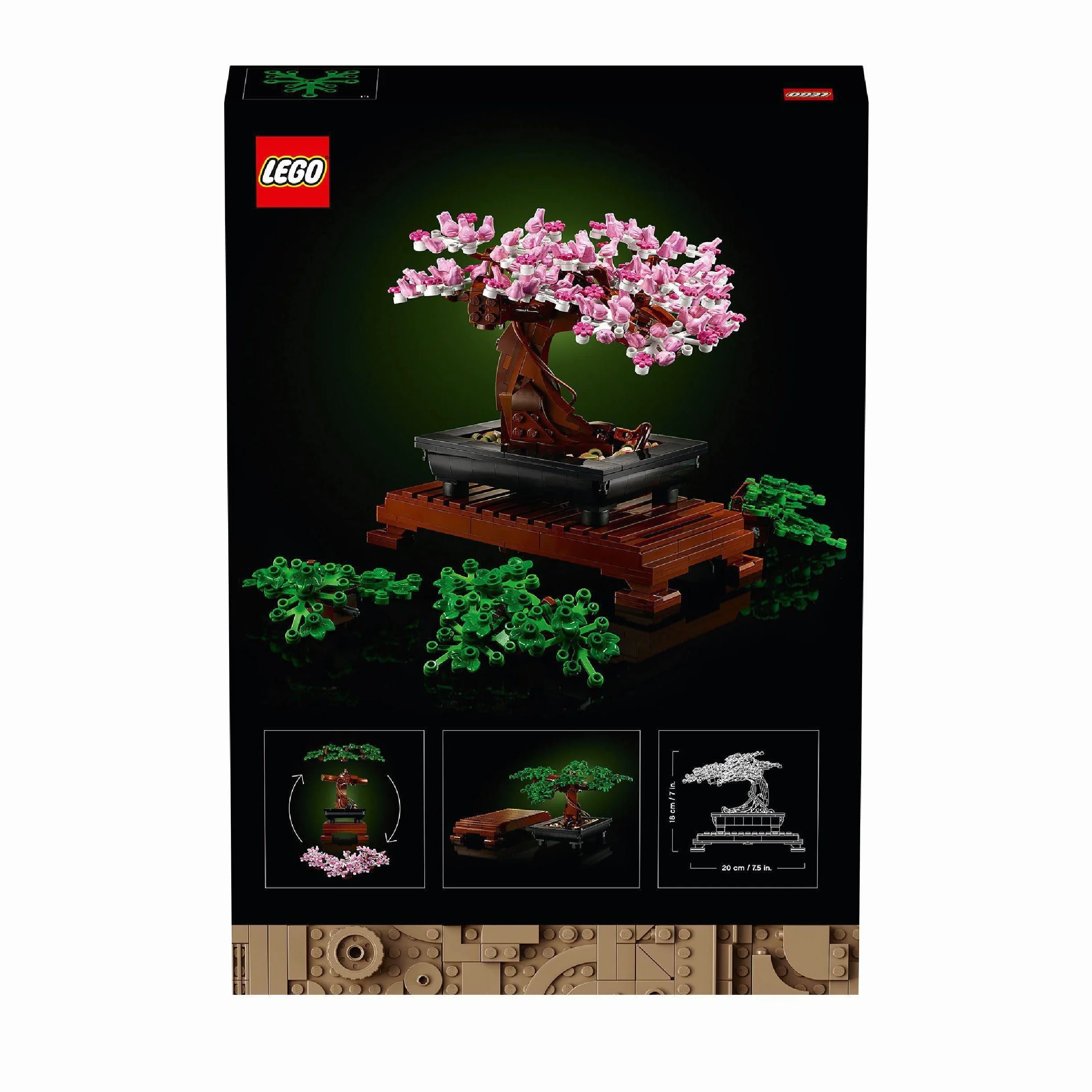 Lego Botanicals Bonsaï 10281 - Set de Construction avec Plante Artificielle pour Adulte