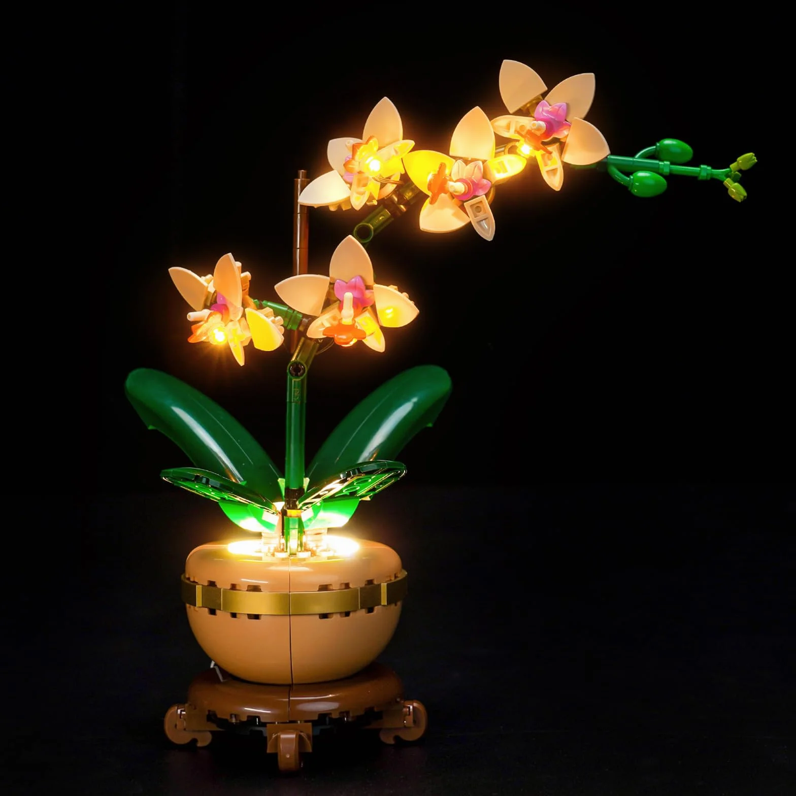 Kit d'éclairage LED compatible avec Lego 10343 Mini Orchidée Botanical Collection