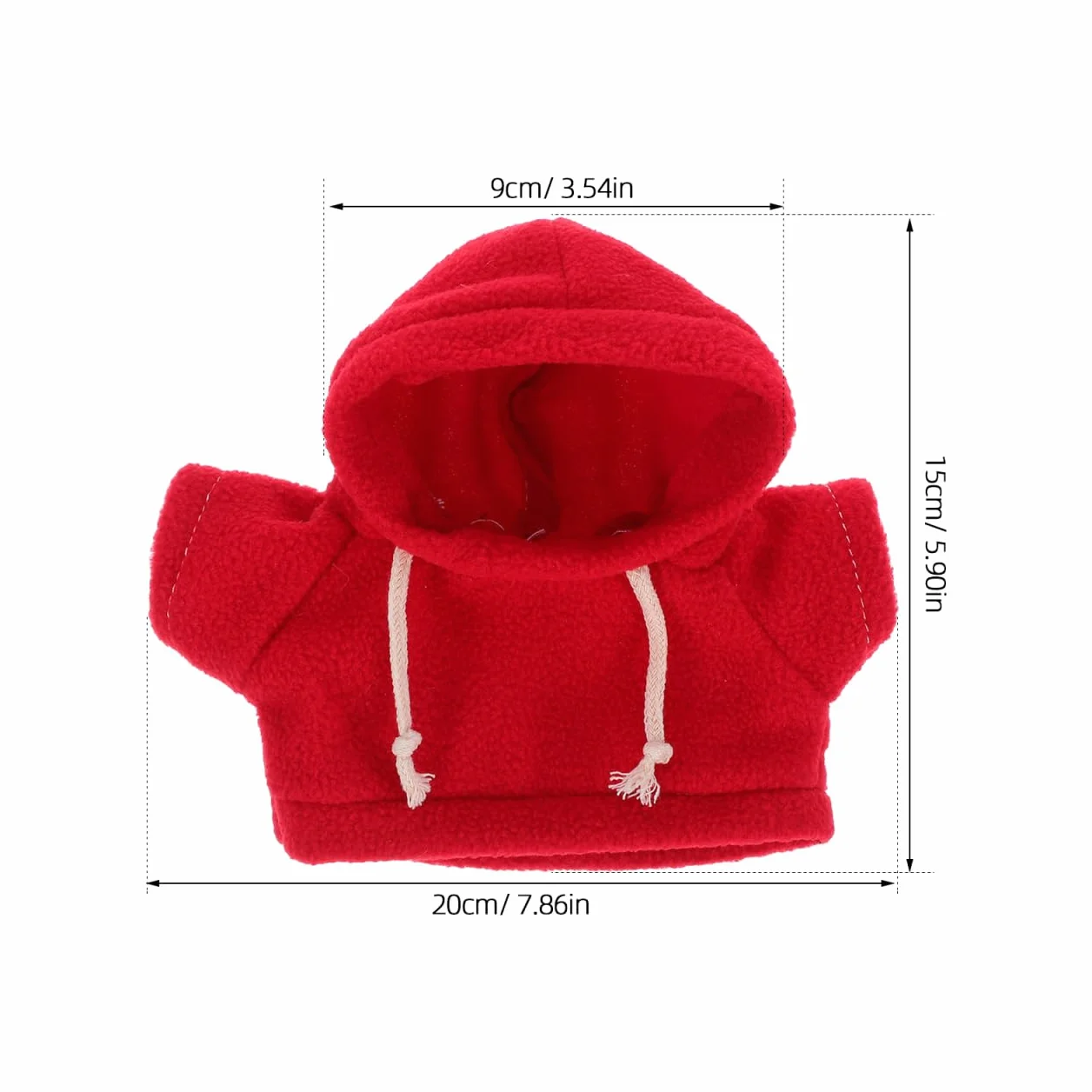 KICHOUSE Vêtements pour poupées avec sweat à capuche - Tenues interchangeables pour peluches