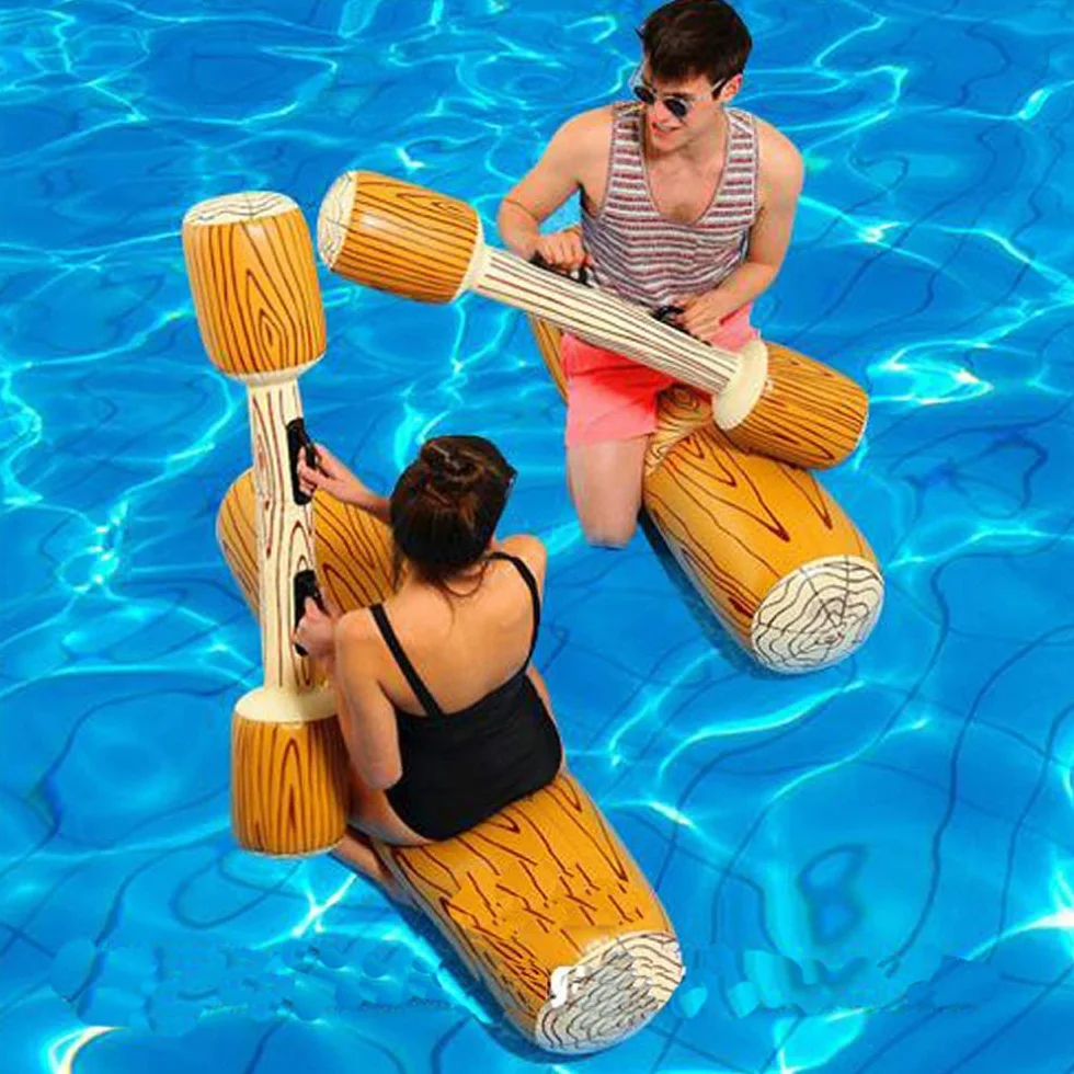 LONEEDY Ensemble Flottant Gonflable Adultes Pool Party Jeux Sports Nautiques Radeaux