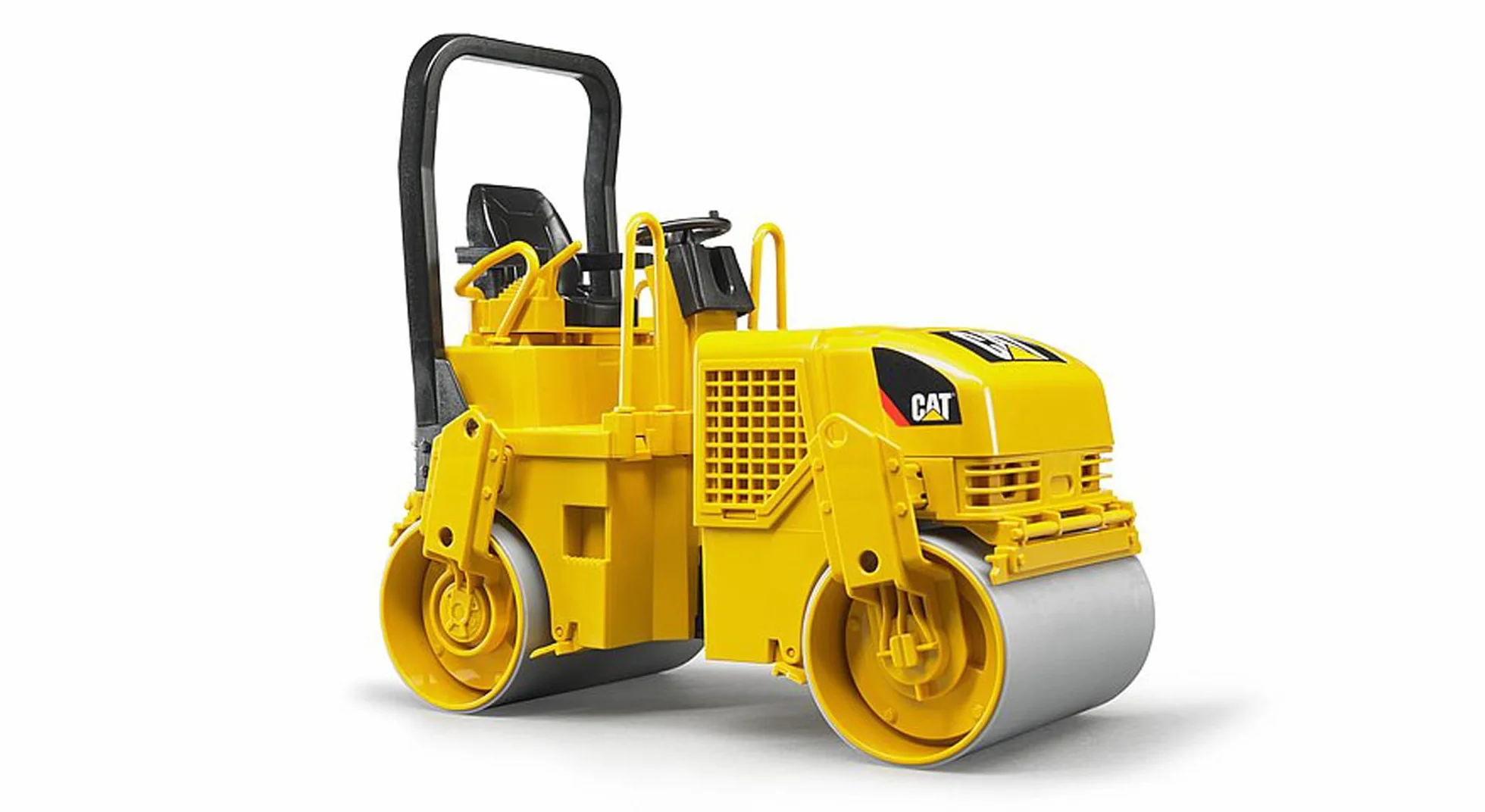 Bruder 02433 Compacteur tandem vibrant Cat 1:16 Véhicule de chantier