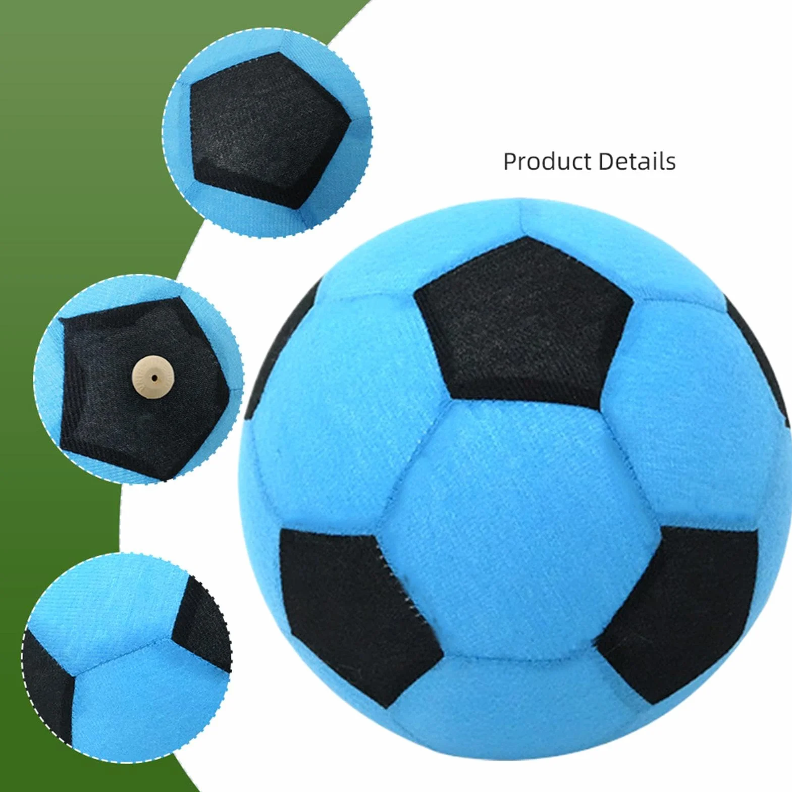 Ballon de Football Gonflable en Tissu Souple étanche