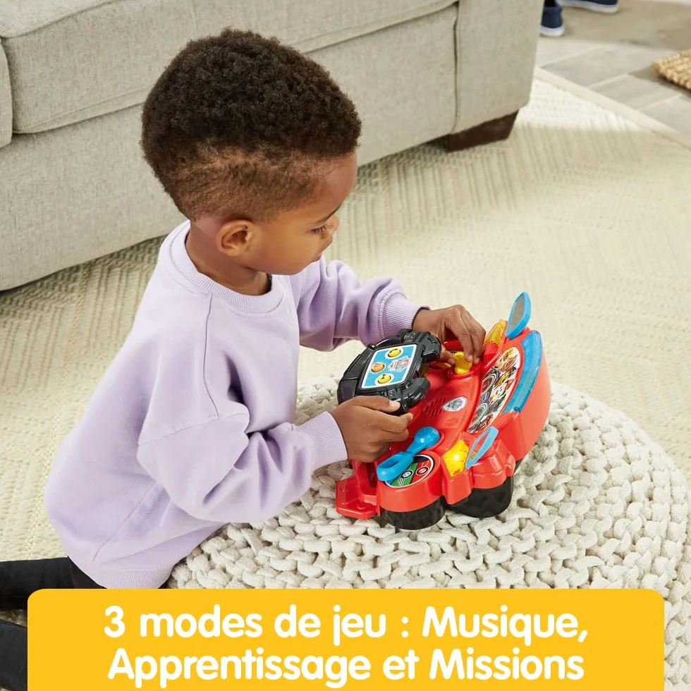 VTech Pat' Patrouille Mission Pilote 2 en 1 Simulateur de Conduite Cadeau Enfant 3-7 Ans Français