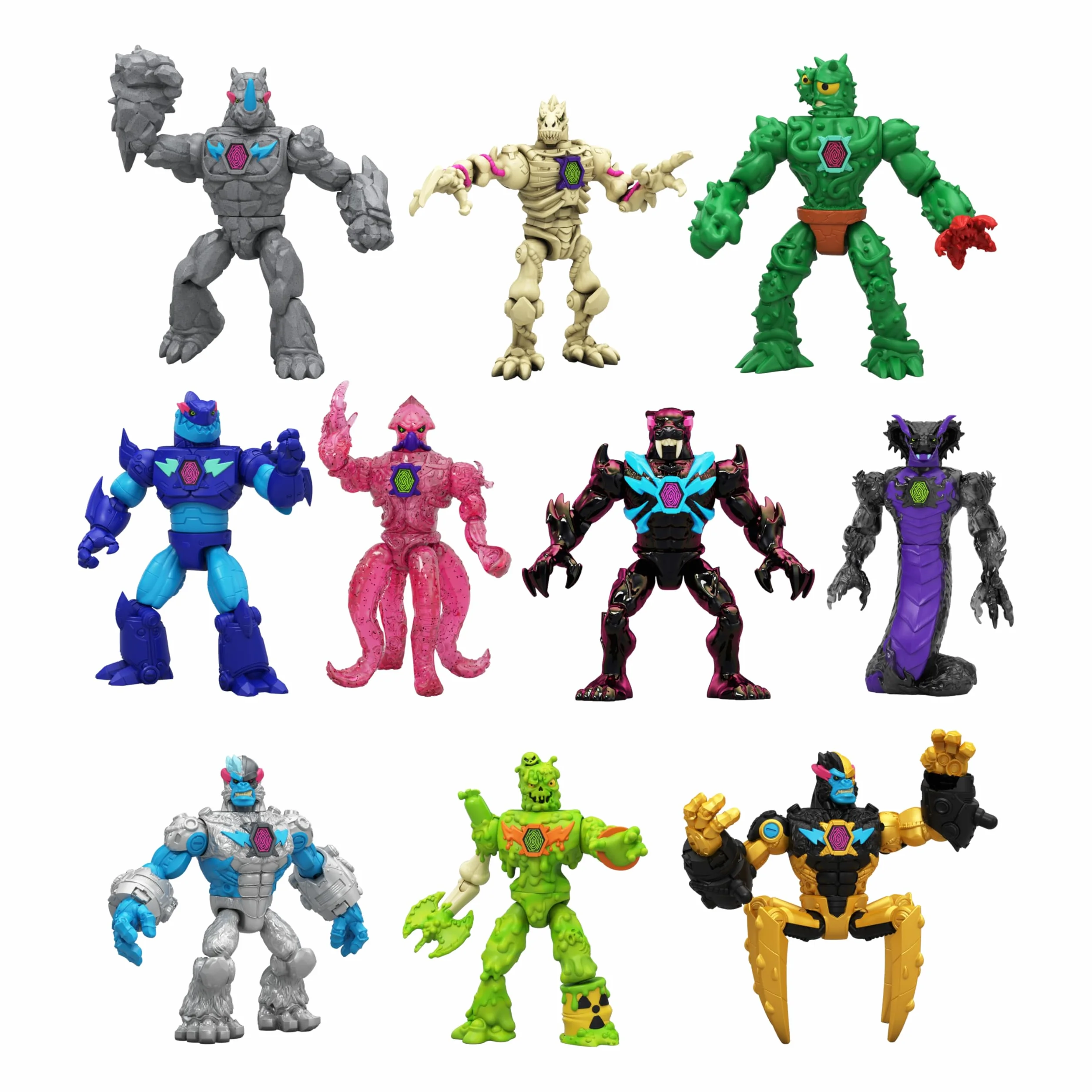 MrBeast Lab Hybrids Coffret Figurine Hybride 10 cm 30 à Collectionner