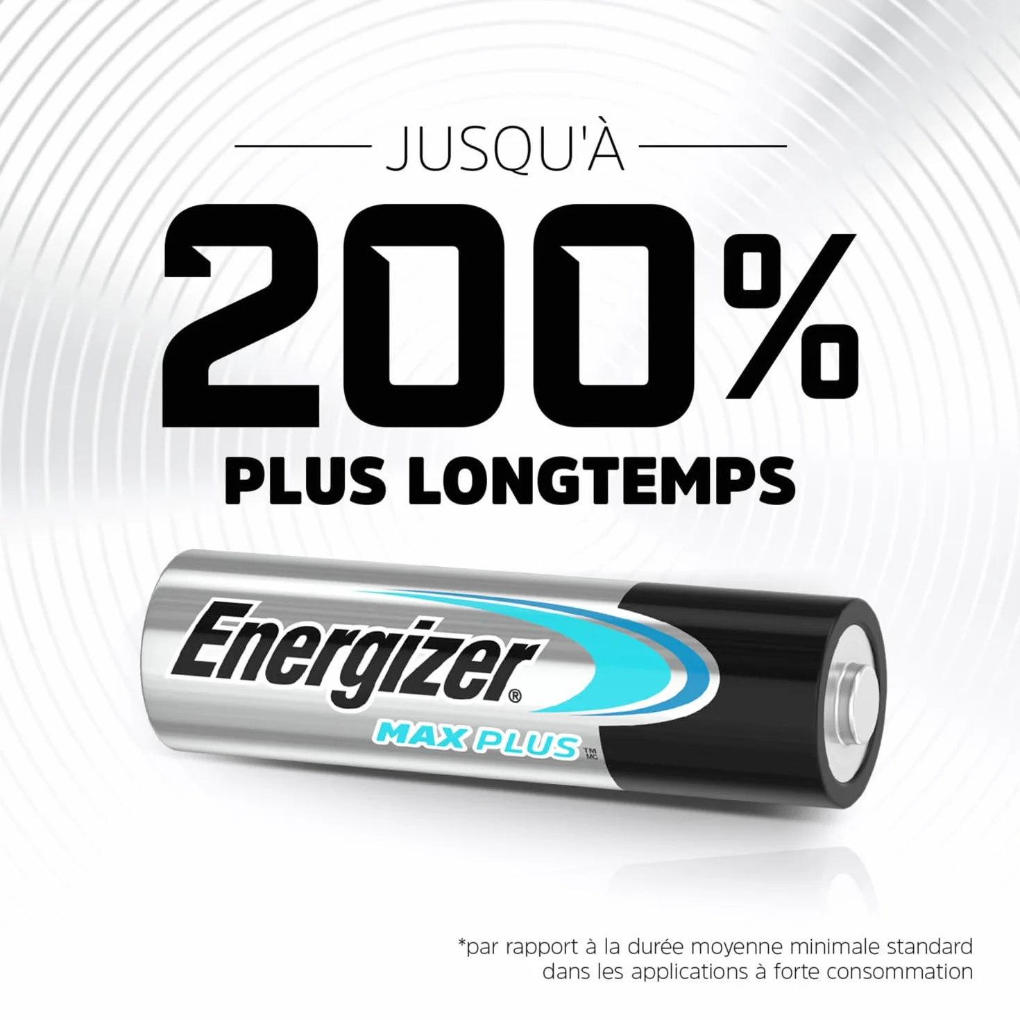 Piles alcalines AA Energizer Max Plus, Pack de X