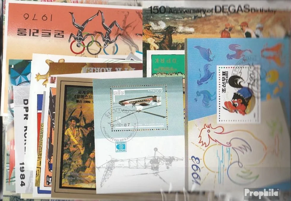 Tous Monde 150 Divers Blocs et Feuille Miniature Timbres pour Collectionneurs