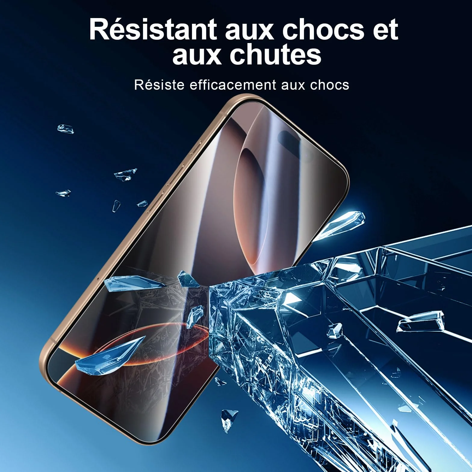 NEW'C Verre Trempé pour iPhone 17 Pro 16 Pro (6,3") Film Protection écran HD Transparent