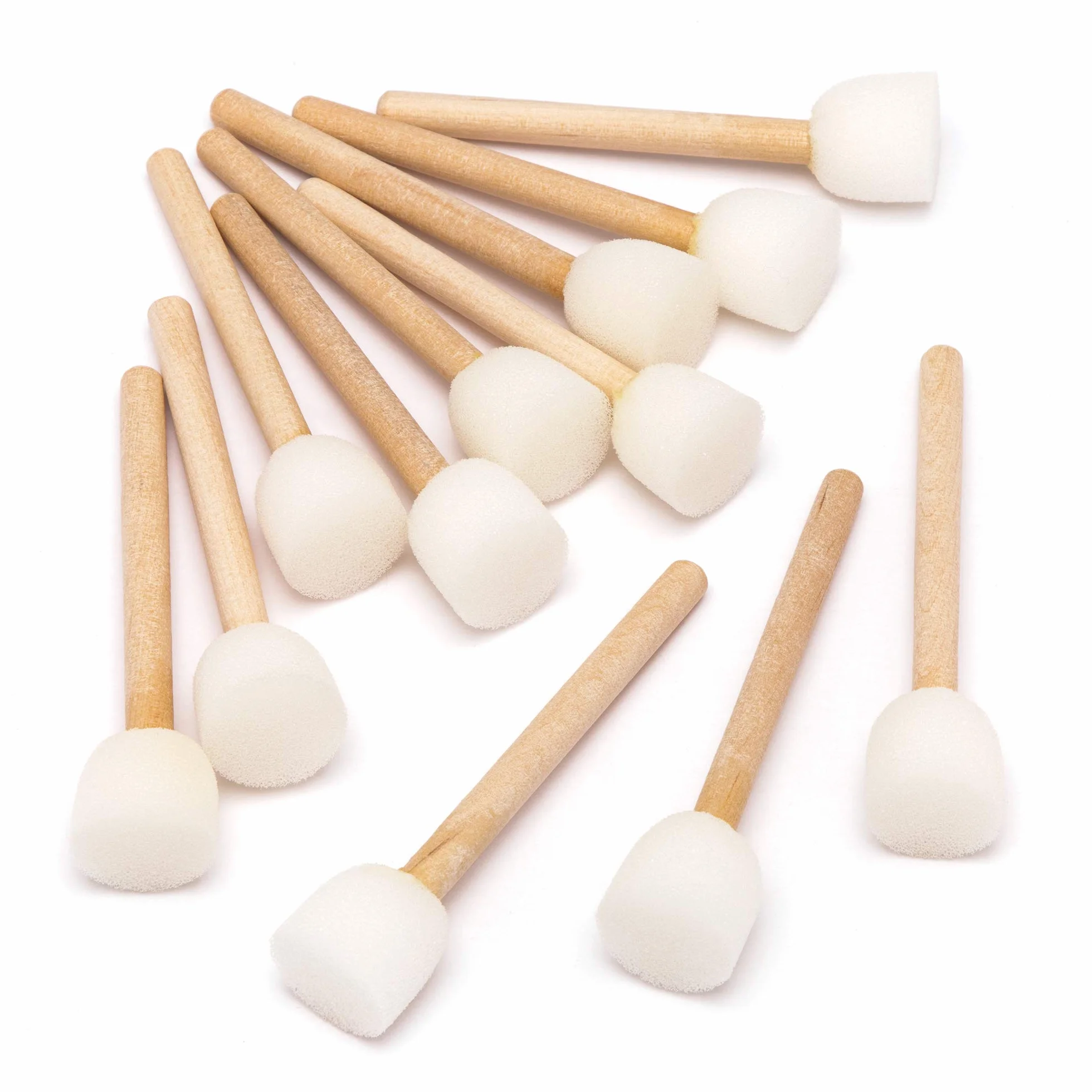 Baker Ross Mini-tampons éponges lot de 12 - Matériel créatif AW590 Coloris Assortis
