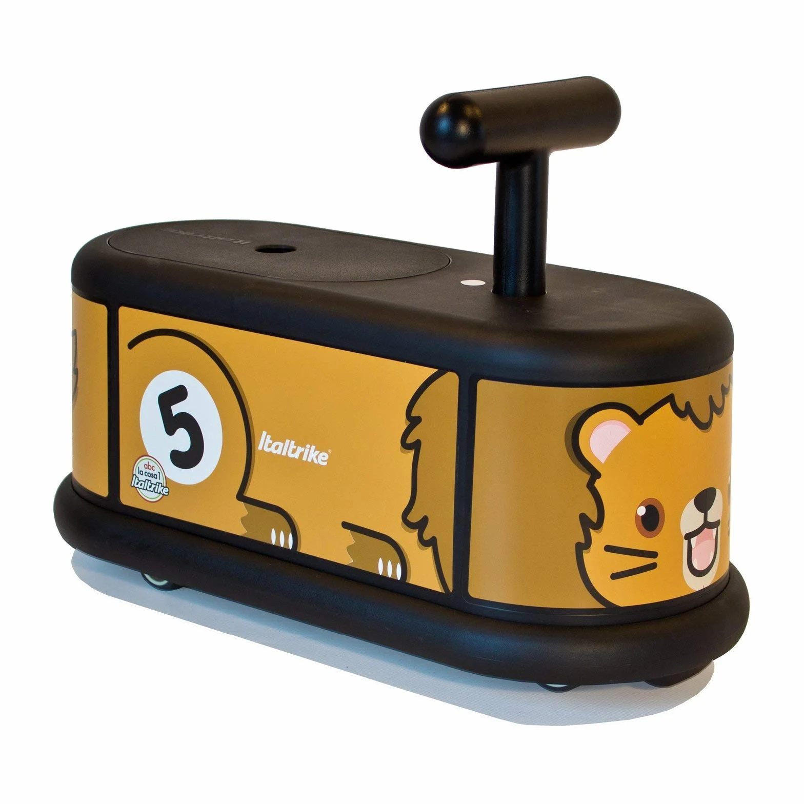 Italtrike Porteur La Cosa Camion Animal Coffre Silencieux Compact Stable Multi-Directionnel Lion