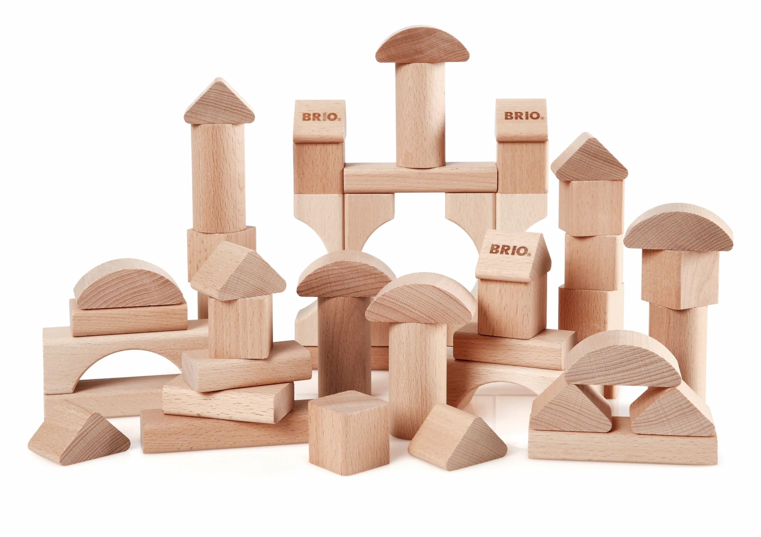 BRIO 30113 Blocs de Construction Naturels 50 Pièces