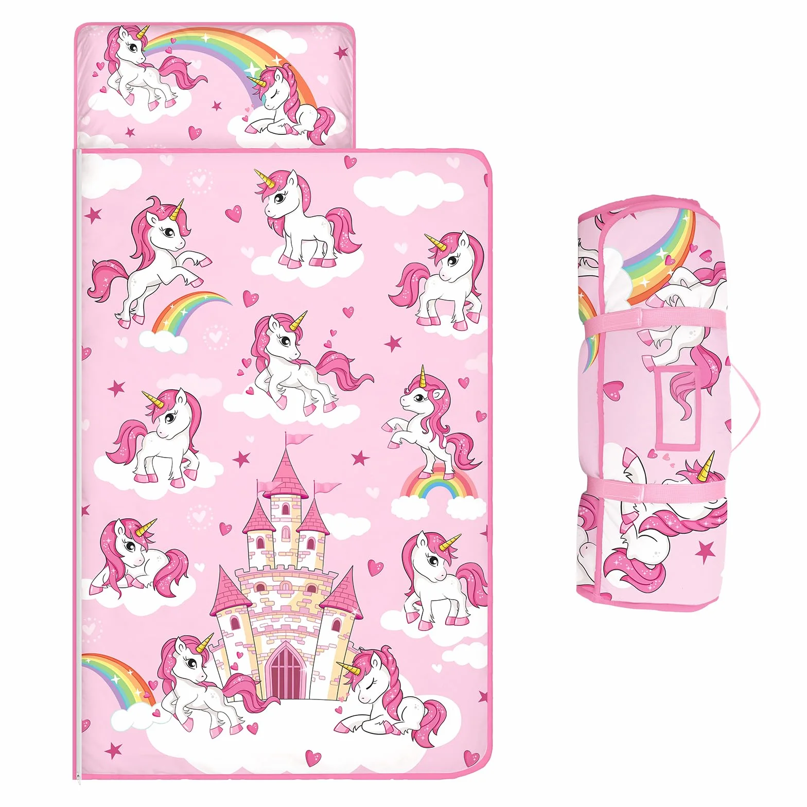 Sac de Couchage Enfant Oreillers Amovibles Couvertures Camping